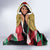 Kurdistan Region Iraq Hooded Blanket Eagle Emblem Red Green Black - Wonder Print Shop