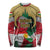 Kurdistan Region Iraq Long Sleeve Shirt Eagle Emblem Red Green Black - Wonder Print Shop