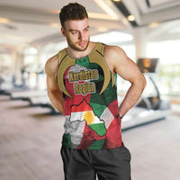 Kurdistan Region Iraq Men Tank Top Eagle Emblem Red Green Black - Wonder Print Shop