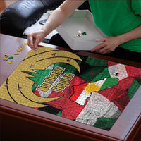Kurdistan Region Iraq Puzzle Eagle Emblem Red Green Black - Wonder Print Shop