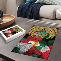 Kurdistan Region Iraq Puzzle Eagle Emblem Red Green Black - Wonder Print Shop