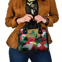 Kurdistan Region Iraq Shoulder Handbag Eagle Emblem Red Green Black - Wonder Print Shop