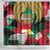 Kurdistan Region Iraq Shower Curtain Eagle Emblem Red Green Black - Wonder Print Shop