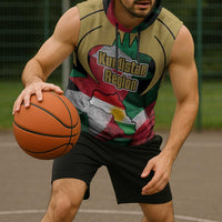 Kurdistan Region Iraq Sleeveless Hoodie Eagle Emblem Red Green Black - Wonder Print Shop