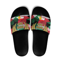 Kurdistan Region Iraq Slide Sandals Eagle Emblem Red Green Black - Wonder Print Shop