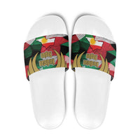 Kurdistan Region Iraq Slide Sandals Eagle Emblem Red Green Black - Wonder Print Shop