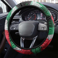 Kurdistan Region Iraq Steering Wheel Cover Eagle Emblem Red Green Black - Wonder Print Shop