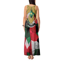 Kurdistan Region Iraq Tank Maxi Dress Eagle Emblem Red Green Black - Wonder Print Shop
