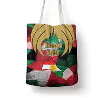 Kurdistan Region Iraq Tote Bag Eagle Emblem Red Green Black - Wonder Print Shop