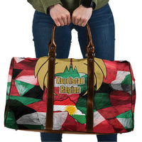 Kurdistan Region Iraq Travel Bag Eagle Emblem Red Green Black - Wonder Print Shop