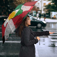 Kurdistan Region Iraq Umbrella Eagle Emblem Red Green Black - Wonder Print Shop