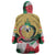 Kurdistan Region Iraq Wearable Blanket Hoodie Eagle Emblem Red Green Black - Wonder Print Shop