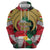 Kurdistan Region Iraq Zip Hoodie Eagle Emblem Red Green Black - Wonder Print Shop