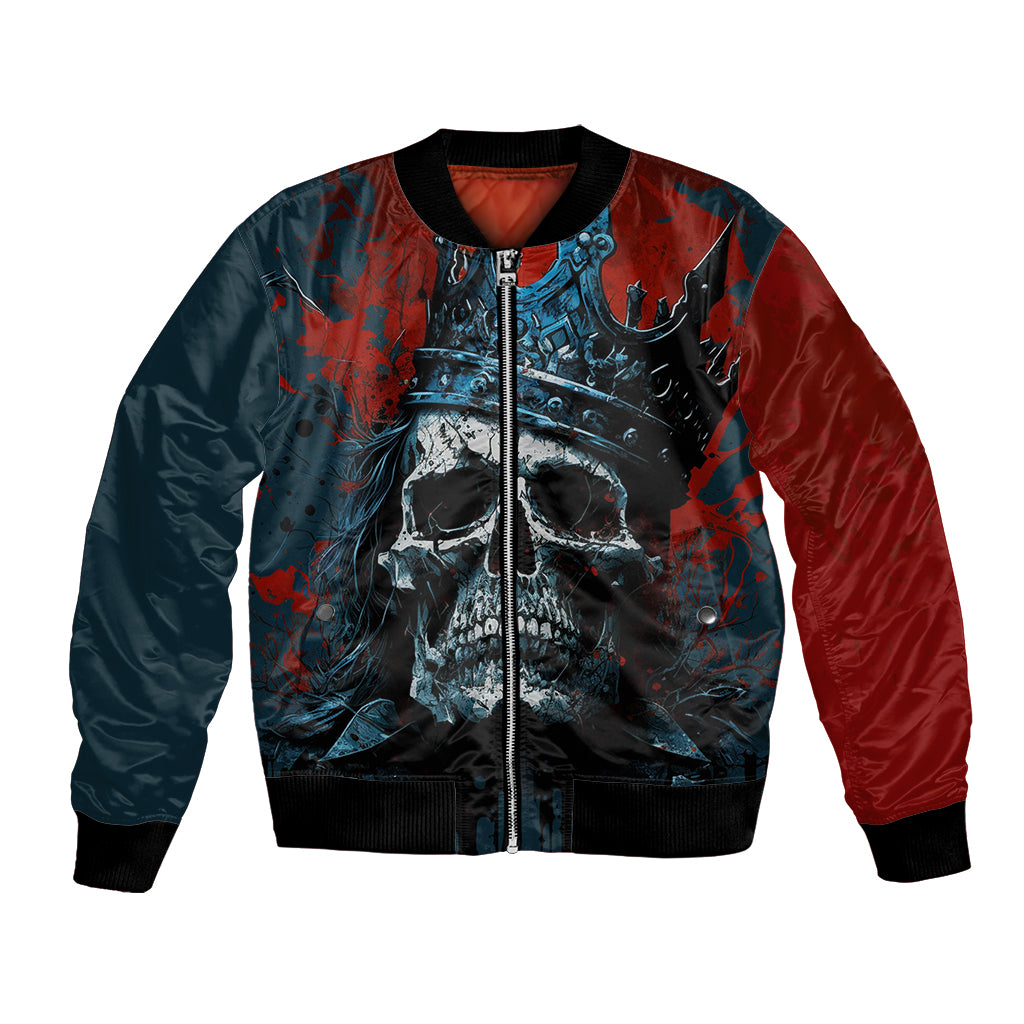 Skull King Bomber Jacket The Time Is Always Right To Do What Is Right - Wonder Print Shop
