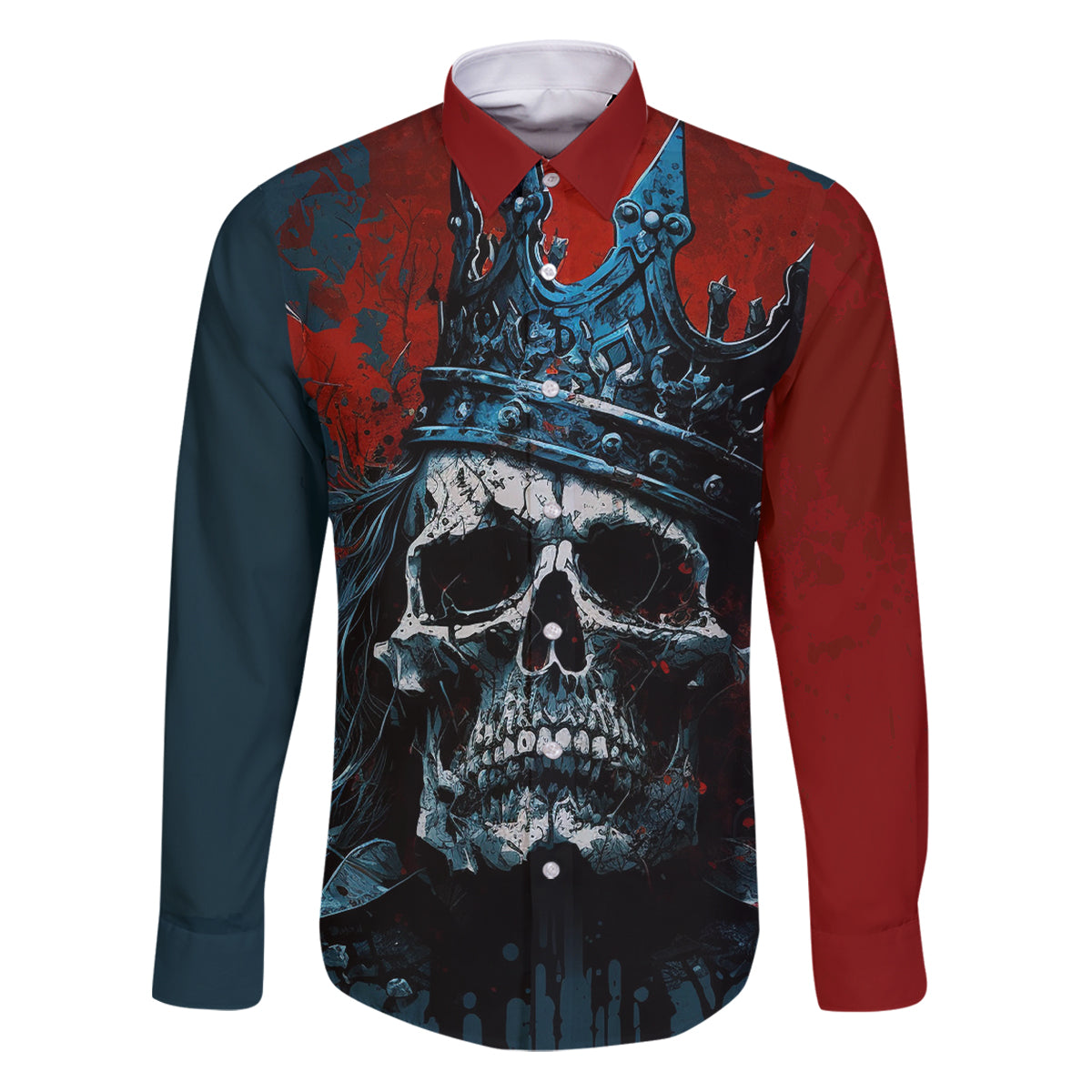 Skull King Family Matching Puletasi Dress and Hawaiian Shirt The Time Is Always Right To Do What Is Right - Wonder Print Shop