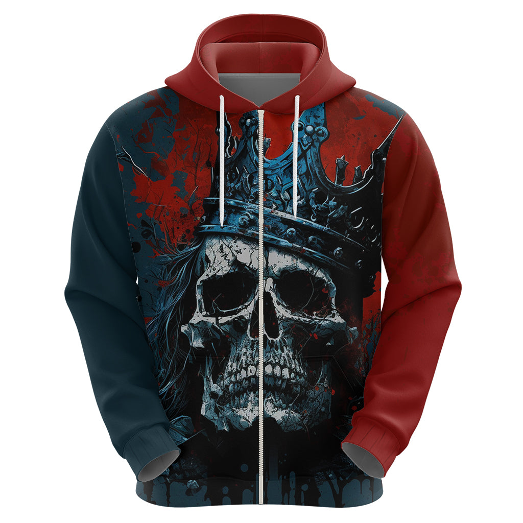 Skull King Hoodie The Time Is Always Right To Do What Is Right - Wonder Print Shop