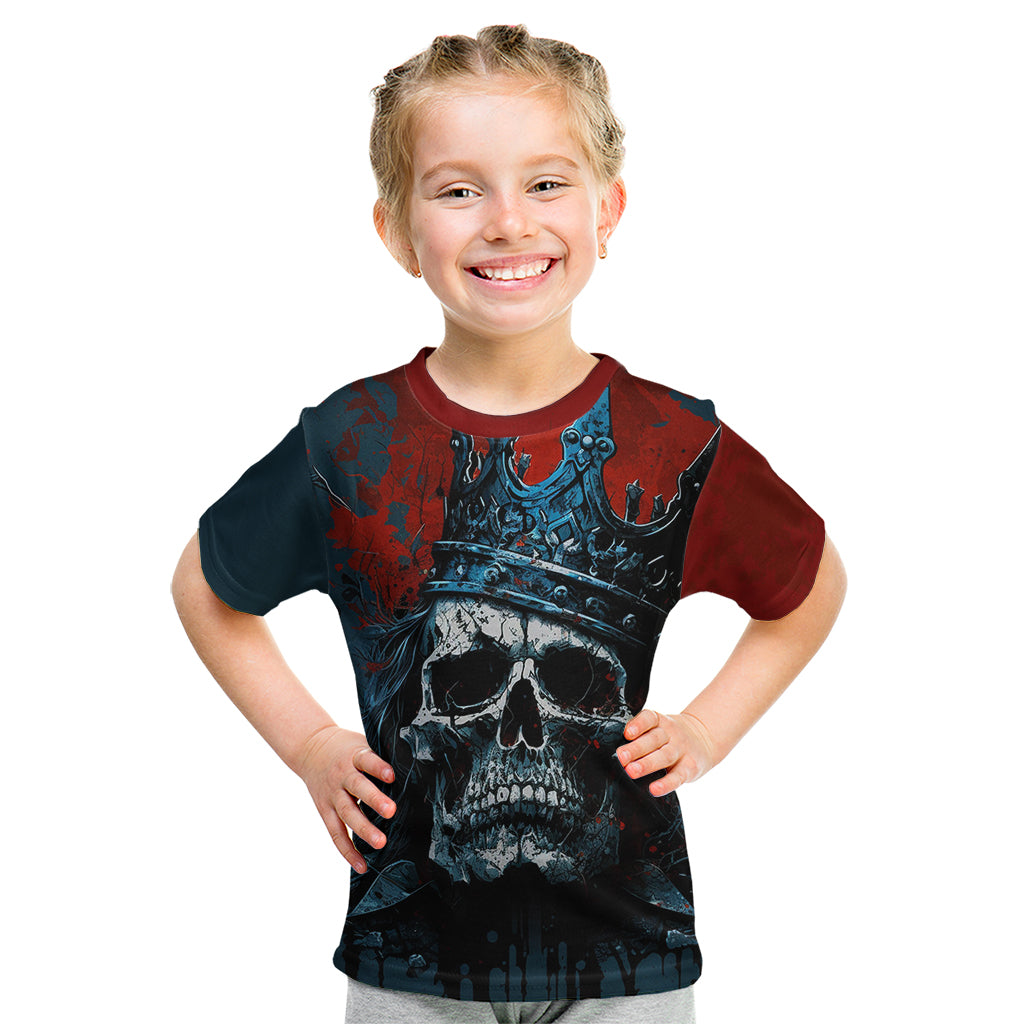 Skull King Kid T Shirt The Time Is Always Right To Do What Is Right - Wonder Print Shop