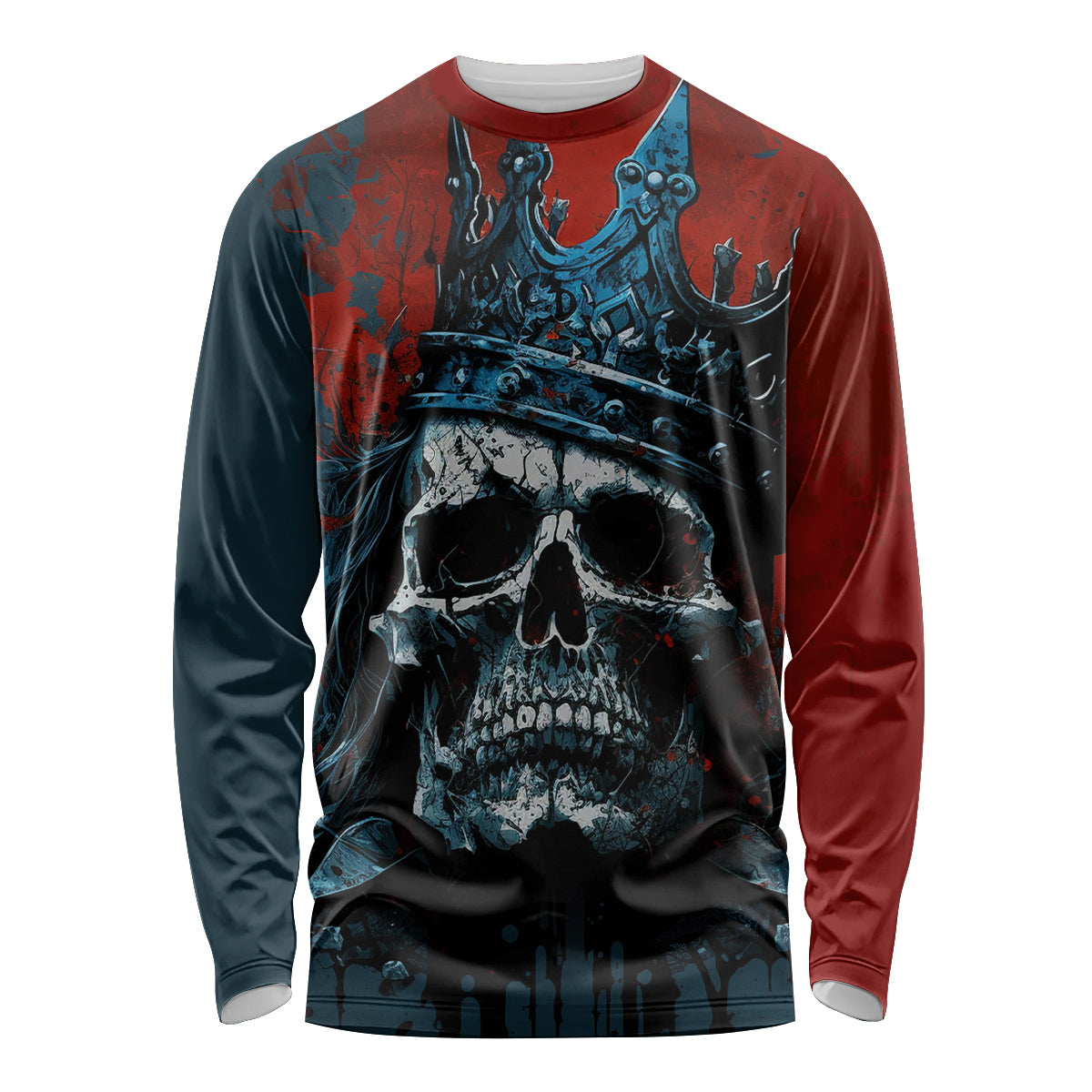 Skull King Long Sleeve Shirt The Time Is Always Right To Do What Is Right - Wonder Print Shop