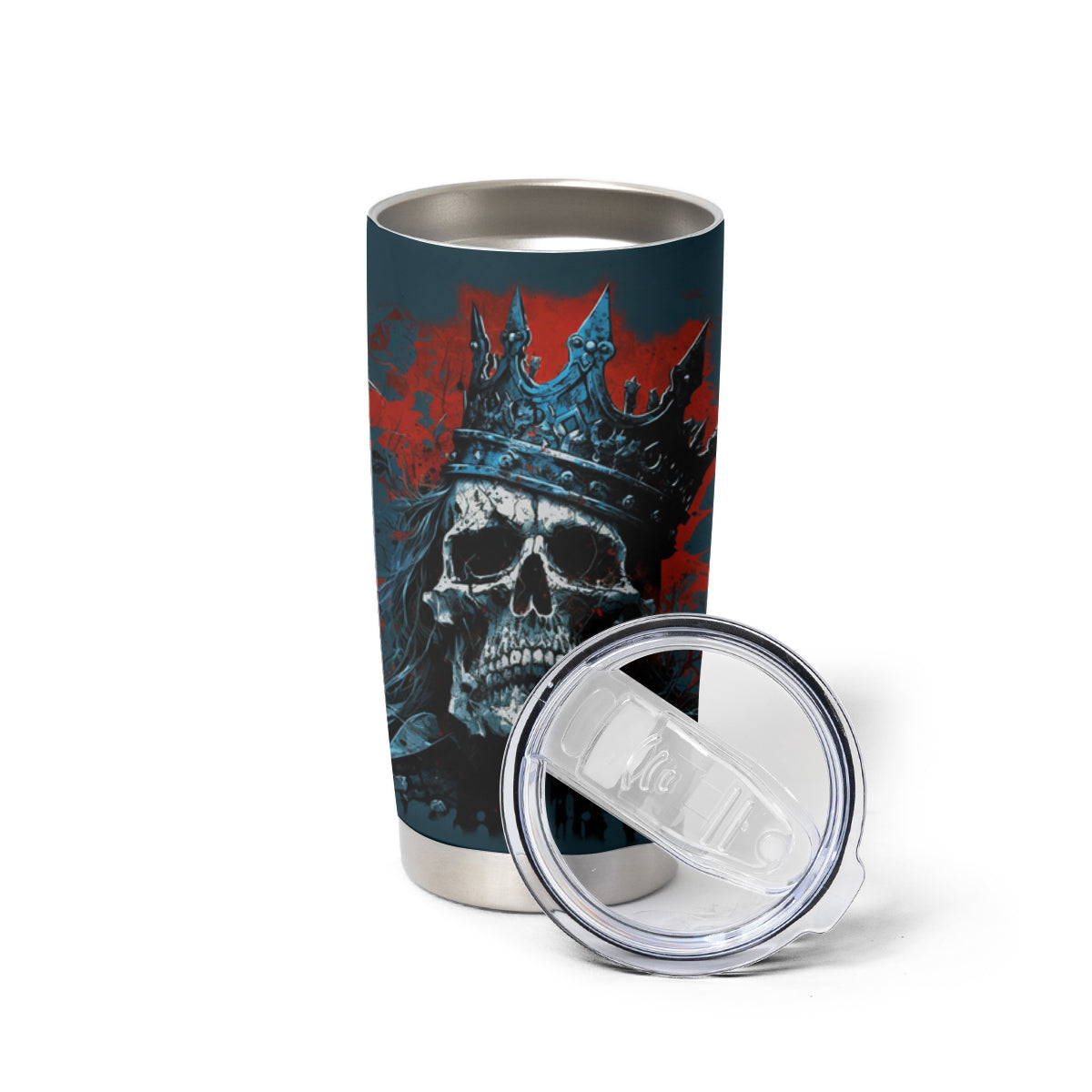 Skull King Tumbler Cup The Time Is Always Right To Do What Is Right - Wonder Print Shop