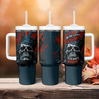 Skull King Tumbler With Handle The Time Is Always Right To Do What Is Right - Wonder Print Shop