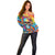 Floral Skull Off Shoulder Sweater I'm Blunt because god rolled me that way - Wonder Print Shop