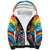 Floral Skull Sherpa Hoodie I'm Blunt because god rolled me that way - Wonder Print Shop
