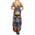 Floral Skull Summer Maxi Dress I'm Blunt because god rolled me that way - Wonder Print Shop