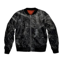 Horror Skull Bomber Jacket Of course i'm going to hell i'm just here to pick you up - Wonder Print Shop
