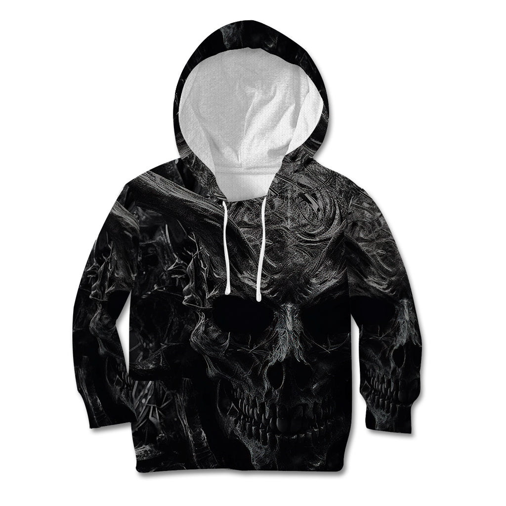 Horror Skull Kid Hoodie Of course i'm going to hell i'm just here to pick you up - Wonder Print Shop