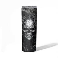 Horror Skull Skinny Tumbler Of course i'm going to hell i'm just here to pick you up - Wonder Print Shop