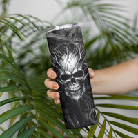 Horror Skull Skinny Tumbler Of course i'm going to hell i'm just here to pick you up - Wonder Print Shop