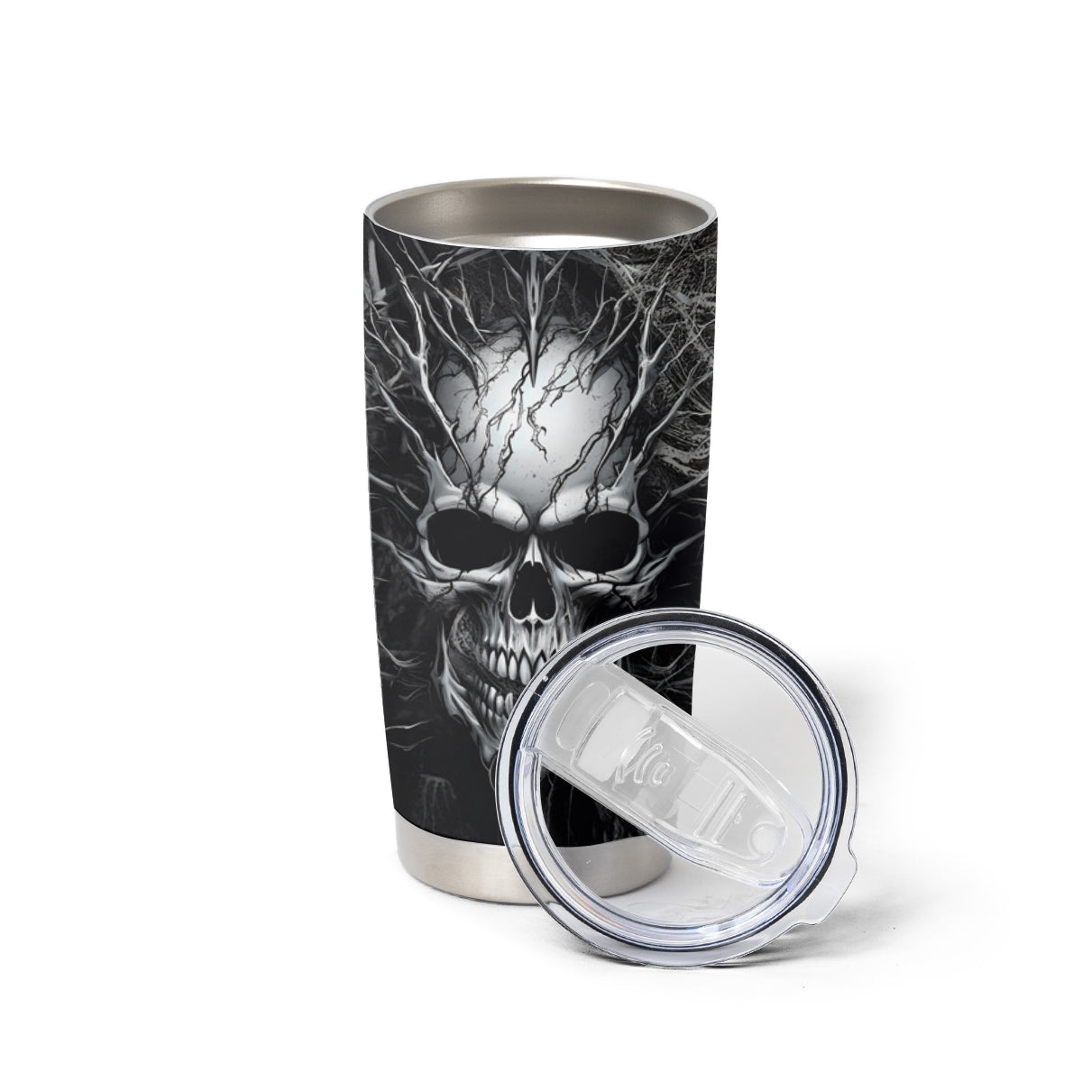 Horror Skull Tumbler Cup Of course i'm going to hell i'm just here to pick you up - Wonder Print Shop
