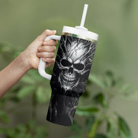 Horror Skull Tumbler With Handle Of course i'm going to hell i'm just here to pick you up - Wonder Print Shop