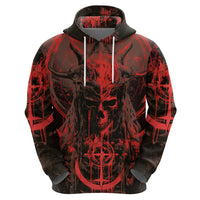 Demon Skull Hoodie Welcome to Hell - Wonder Print Shop