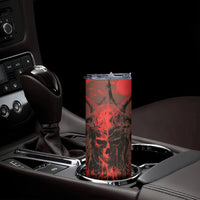 Demon Skull Skinny Tumbler Welcome to Hell - Wonder Print Shop
