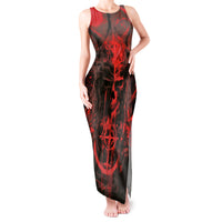 Demon Skull Tank Maxi Dress Welcome to Hell - Wonder Print Shop