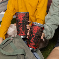 Demon Skull Tumbler Cup Welcome to Hell - Wonder Print Shop