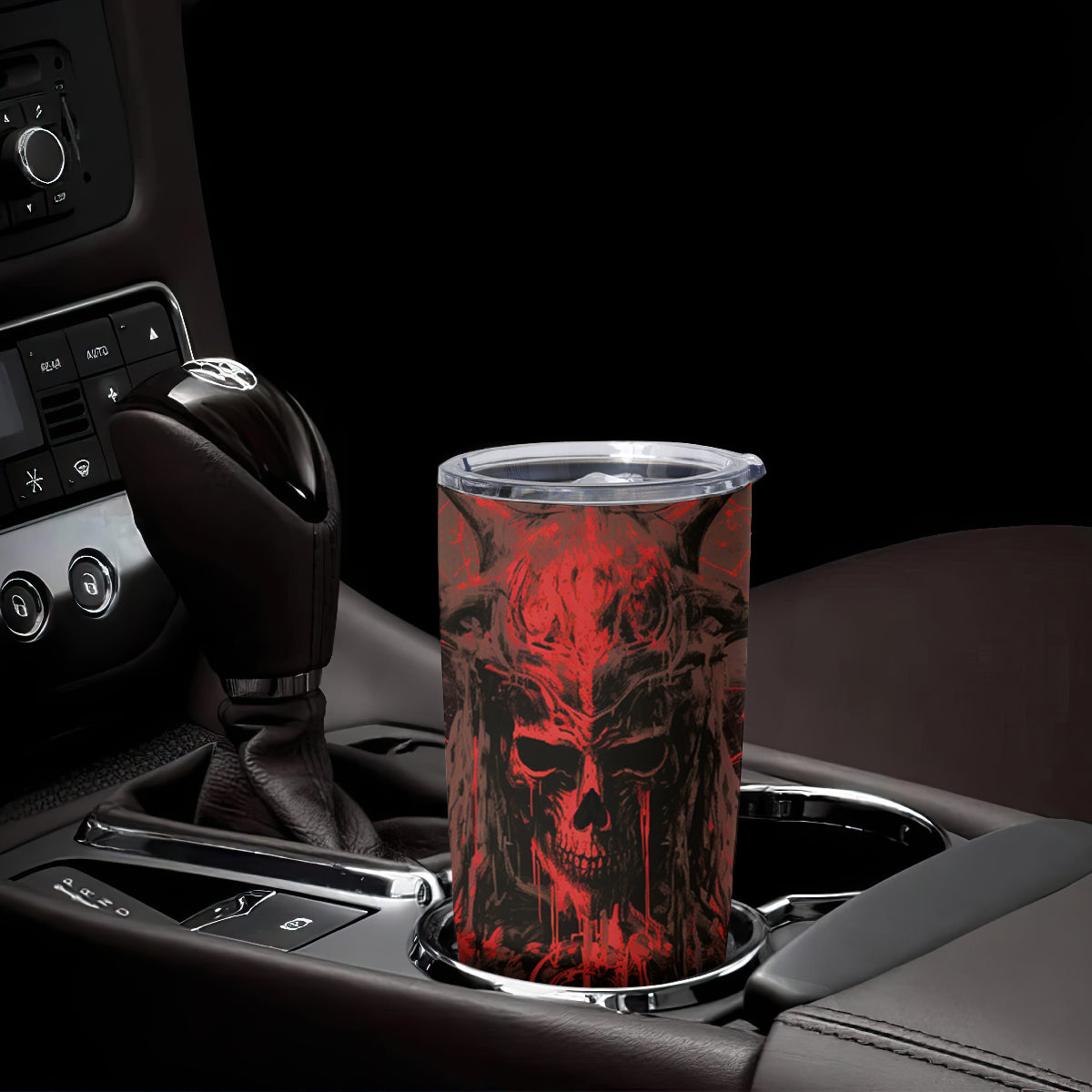 Demon Skull Tumbler Cup Welcome to Hell - Wonder Print Shop