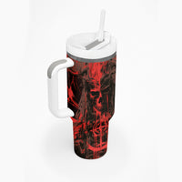 Demon Skull Tumbler With Handle Welcome to Hell - Wonder Print Shop