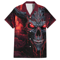 Demon Skull Hawaiian Shirt You Better Pray I Don't Get Up - Wonder Print Shop