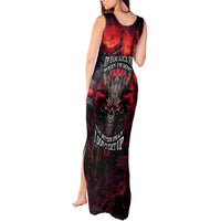 Demon Skull Tank Maxi Dress You Better Pray I Don't Get Up - Wonder Print Shop