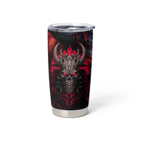 Demon Skull Tumbler Cup You Better Pray I Don't Get Up - Wonder Print Shop