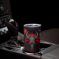 Demon Skull Tumbler Cup You Better Pray I Don't Get Up - Wonder Print Shop