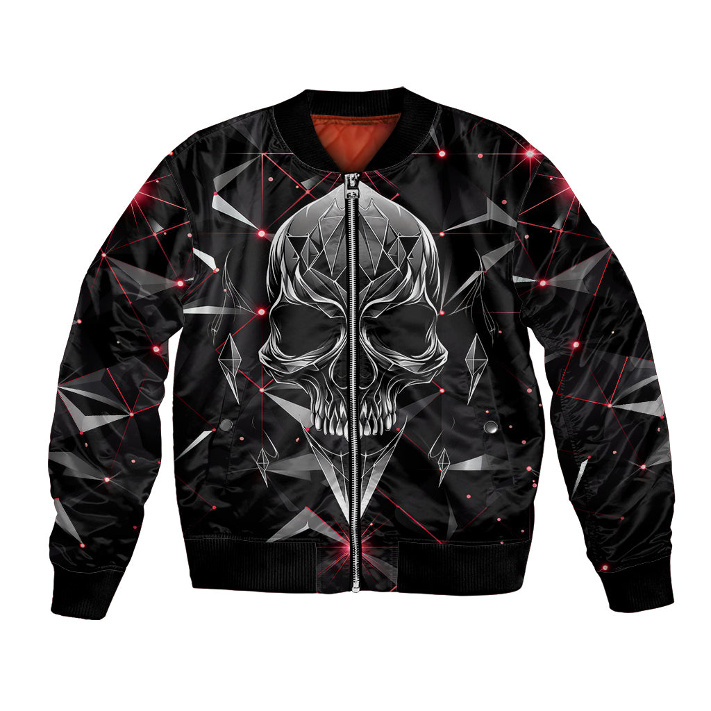 Diamond Skull Bomber Jacket Shine Bright Like Diamond - Wonder Print Shop
