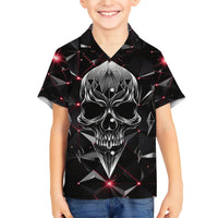 Diamond Skull Hawaiian Shirt Shine Bright Like Diamond - Wonder Print Shop