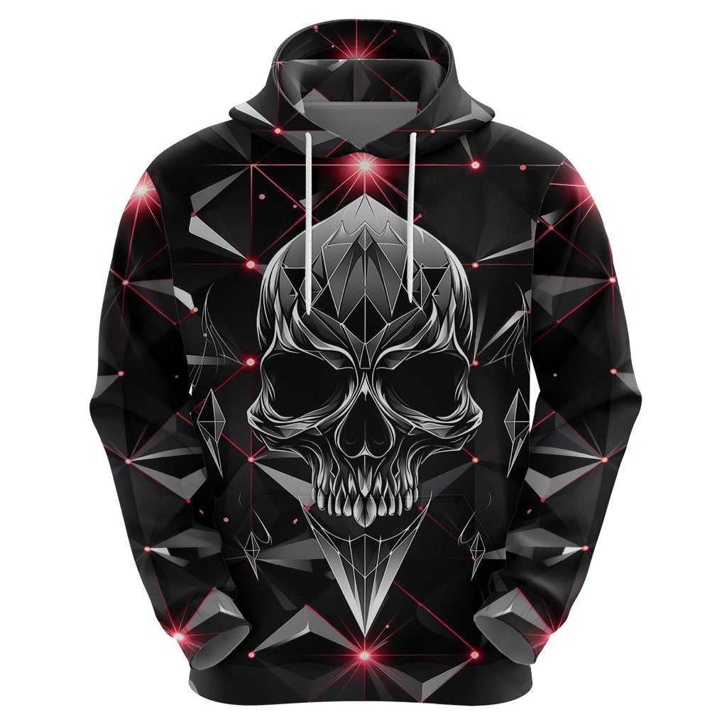 Diamond Skull Hoodie Shine Bright Like Diamond - Wonder Print Shop
