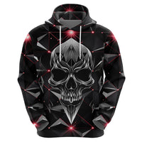 Diamond Skull Hoodie Shine Bright Like Diamond - Wonder Print Shop