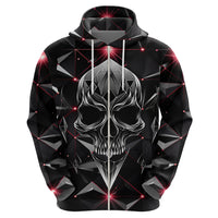 Diamond Skull Hoodie Shine Bright Like Diamond - Wonder Print Shop