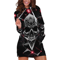 Diamond Skull Hoodie Dress Shine Bright Like Diamond - Wonder Print Shop