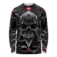 Diamond Skull Long Sleeve Shirt Shine Bright Like Diamond - Wonder Print Shop